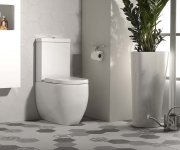 Kerasan Flo Wc Kombi, Spodní/zadní Odpad, Bílá