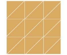Vogue System Triangoli Interni Mandarino 10x10x14 Rett. (30x30)