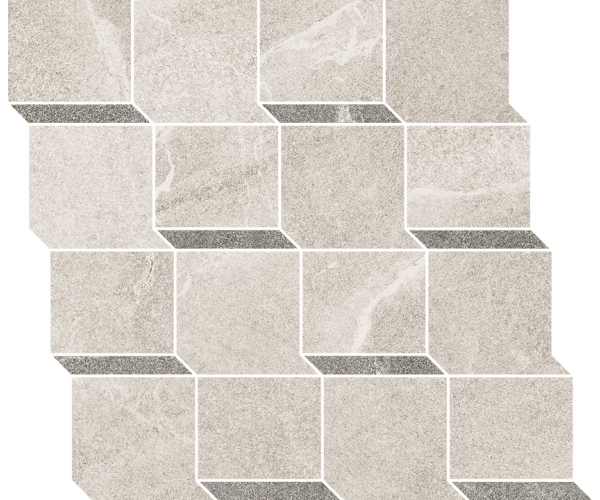 Mozaika jako kámen Polis Volcano Salina Mosaico Ins. Etna 30,5x30,5 - šedá