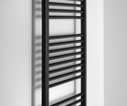 Aqualine Direct Otopné Těleso S Bočním Připojením 600x1320mm, černá Mat