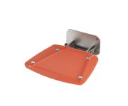 Sprchové sedátko Ovo B II - Sedátko Ovo B II, nerez/orange B8F0000053