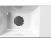 Gsi Kube X Keramické Umývátko 40x23cm, Bez Otvoru, Pravé/levé, Bílá Extraglaze