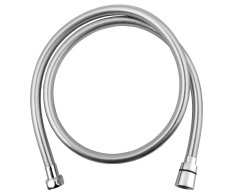 Sapho Softflex Plastová Sprchová Hadice, 100cm, Metalická Stříbrná/chrom