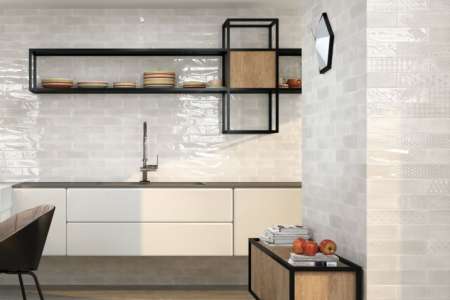 Obklady Deceram Opal White a Opal White Decor 7,5*30