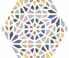 Codicer Kasbah Mix Colors 22x25 Hexagonal