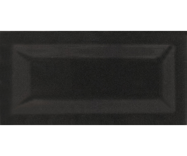 Obklad Equipe Evolution InMetro Black Matt 7,5x15 - černá