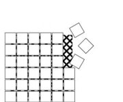 Luxusní mozaika Vogue System Interni Seta 5x5 Mosaico (40x30) - béžová