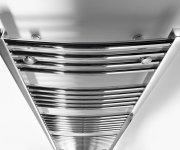 Aqualine Alya Otopné Těleso Oblé 500x1420mm, Chrom