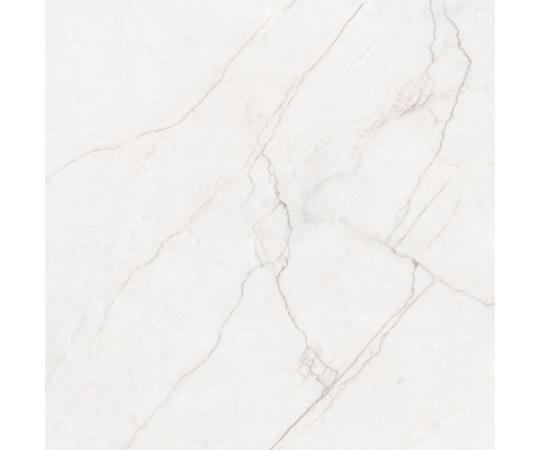 Dlažba jako mramor Azuvi Class Bianco 120x120 Polished Rett. - bílá