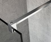 Gelco Vario Chrome Jednodílná Sprchová Zástěna Do Prostoru, čiré Sklo, 700 Mm