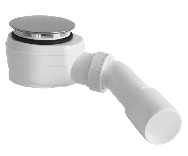 Bruckner Vaničkový Sifon Nízký, Průměr 60mm, Dn40/50, Krytka Nerez Lesk