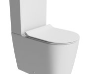 Gsi Kube X Wc Kombi, Swirlflush, Spodní/zadní Odpad, Bílá Dual-mat
