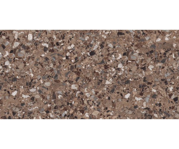 Dlažba jako beton Cerdomus Neoclassica Corniola 60x120 Brushed Rett. - hnědá