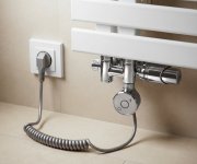 Bruckner Wicher Topná Tyč S Termostatem, 800 W, Chrom