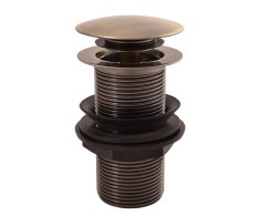 Výpusť umyvadlová 5/4'' bez přepadu - neuzavíratelná zátka MD0799SM