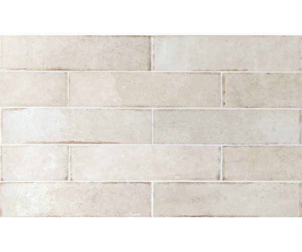 Retro obklad Equipe Tribeca Oatmeal 6x24,6 Brillo - béžová