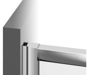 Sprchové dveře Blix BLDP4 - BLDP4 140, bílá+grape 0YVM0100ZG