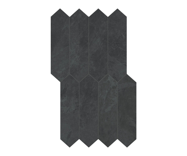 Mozaika jako kámen Caesar SLAB2 Dark Mesh 32x54 Matt. - antracitová