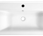 Aqualine Sava 80 Keramické Umyvadlo Nábytkové 80x46cm, Bílá