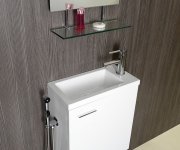 Sapho Vyústění Pro Baterie 1209-05 A 1209-09 K Umístění Na Bok Skříňky, Chrom
