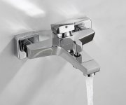 Aqualine Ritmo Nástěnná Vanová Baterie, Chrom