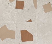 Dlažba jako beton Ape Ama Ricetta Avorio Taglio 15x15 Matt. Rett.