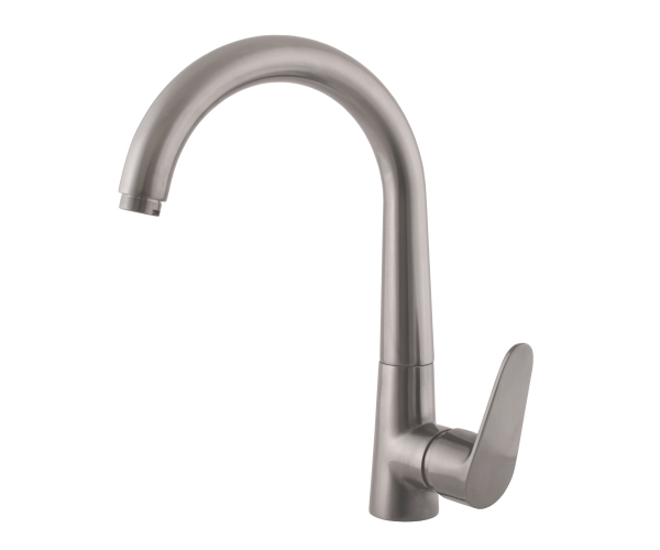 Dřezová baterie AMUR METAL GREY - lesklá 3/8" AM719.0MGL