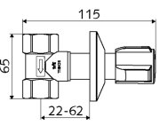 SCHELL Podomítkový Ventil 3/4" S Rukojetí Comfort SCH-191150699