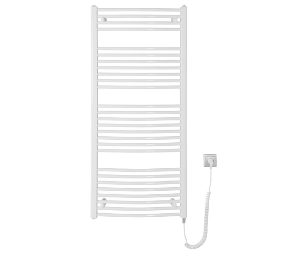 Aqualine Orbit-e Elektrické Otopné Těleso Oblé 600x1320 Mm, 600 W, Bílá