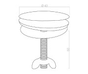 Aqualine Záslepka Průměr 43mm