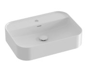 Umyvadlo Ceramic Slim Shelf R - Umyvadlo Ceramic Slim Shelf R 55, s otvorem pro baterii, s přepadem, bílá XJX01155005