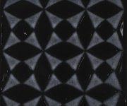 Vzorovaný dekor Aleluia Urban Atelier Decor Glam Preto 10x10