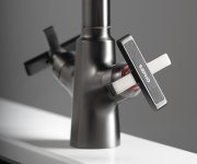Sapho Xella Stojánková Dřezová Baterie, Gun Metal