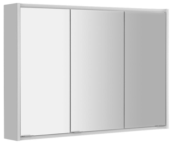 Sapho Batu Galerka 100x71x15cm, 2x Led Osvětlení, Bílá Lesk
