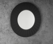 Sapho Lumiro Strip Kulaté Zrcadlo S Led Osvětlením V Rámu ø 90cm, Carina