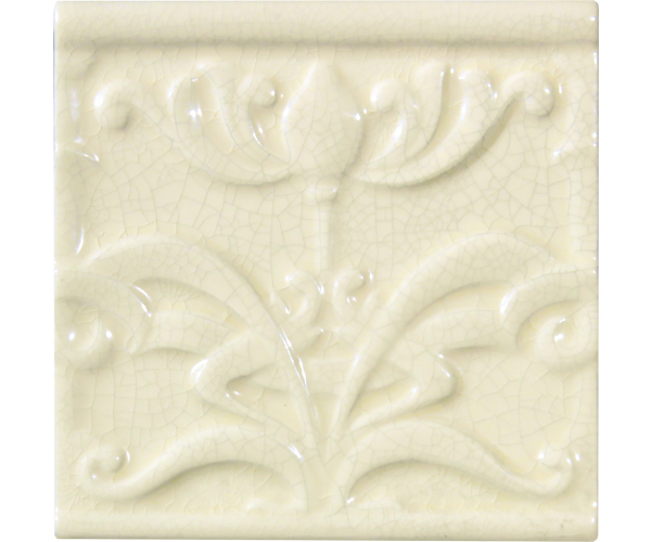 Retro obklad Grazia Essenze Liberty Magnolia Craquele 13x13 Luc. - béžová