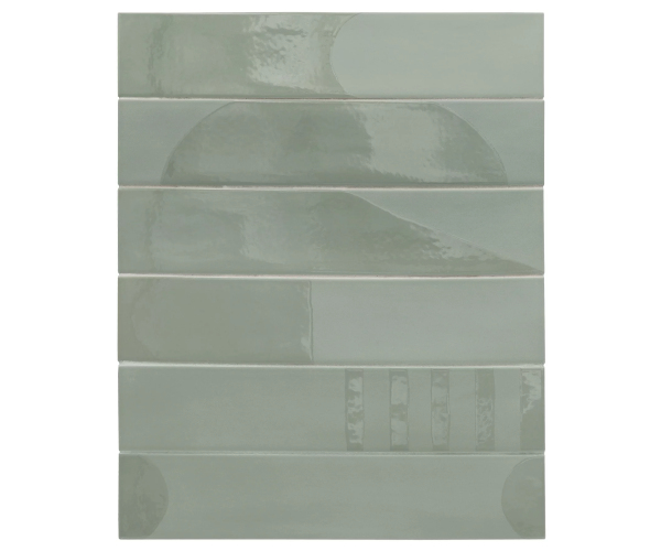 Luxusní dlažba Equipe Wadi Decor Mint 6x30 - zelená