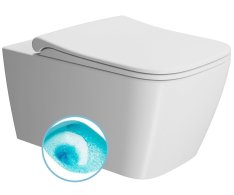 Gsi Nubes Závěsná Wc Mísa, Swirlflush, 35x55cm, Bílá Dual-mat