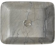 Sapho Dalma Keramické Umyvadlo Na Desku, 48x38m, Grigio
