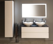 Sapho Flut Zrcadlo S Led Podsvícením 120x70cm, Bílá