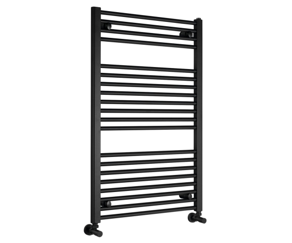 Aqualine Direct Otopné Těleso S Bočním Připojením 600x960mm, černá Mat