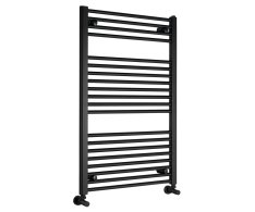 Aqualine Direct Otopné Těleso S Bočním Připojením 600x960mm, černá Mat
