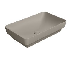 Gsi Pura Keramické Umyvadlo Na Desku 60x38cm, Tortora Mat
