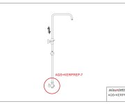 Keramický Přepínač M1/2 X M1/2 X M1/2 Pro Tyč Ippari (aqs02100) AQS+KERPREP-7