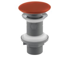 Isvea Umyvadlová Výpust 5/4“, Click-clack, Keramická Zátka, 20-70mm, Terracotta