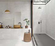 Obklad jako mramor Alaplana Dalkey Satin Gris Mosaic 30x60 - šedá (skladem)