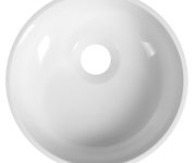 Sapho Sanna Umývátko Na Desku, Litý Mramor, Průměr 25cm, Bílá