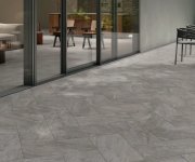 2cm dlažba jako kámen Caesar Quartz Essence Burnt 60x60 Rett. - šedá
