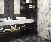 Dlažba jako mramor APE Volterra White Matt. Rett. 60X120 - bílá