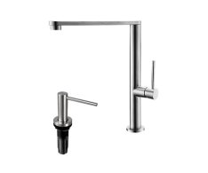 Kuchyňský Set Baterie Steel Ono A Dávkovače Slim